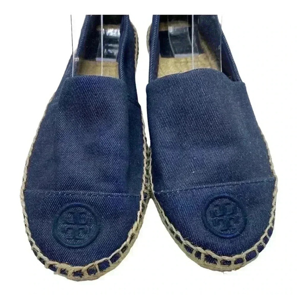 Tory Burch Espadrille navy blue size 8 - Picture 2 of 8